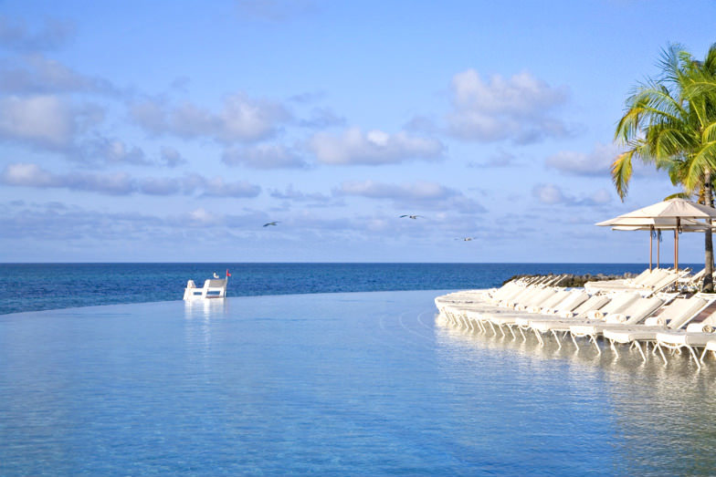 Infinity pool at Grand Lucayan